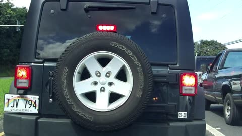 Stopping Behind Various Jeep Wranglers Compilation
