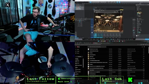 🟢🥁Drumday Sunstream|IMPROvibes|Total Request Live🤘🏻🟢!sr !discord