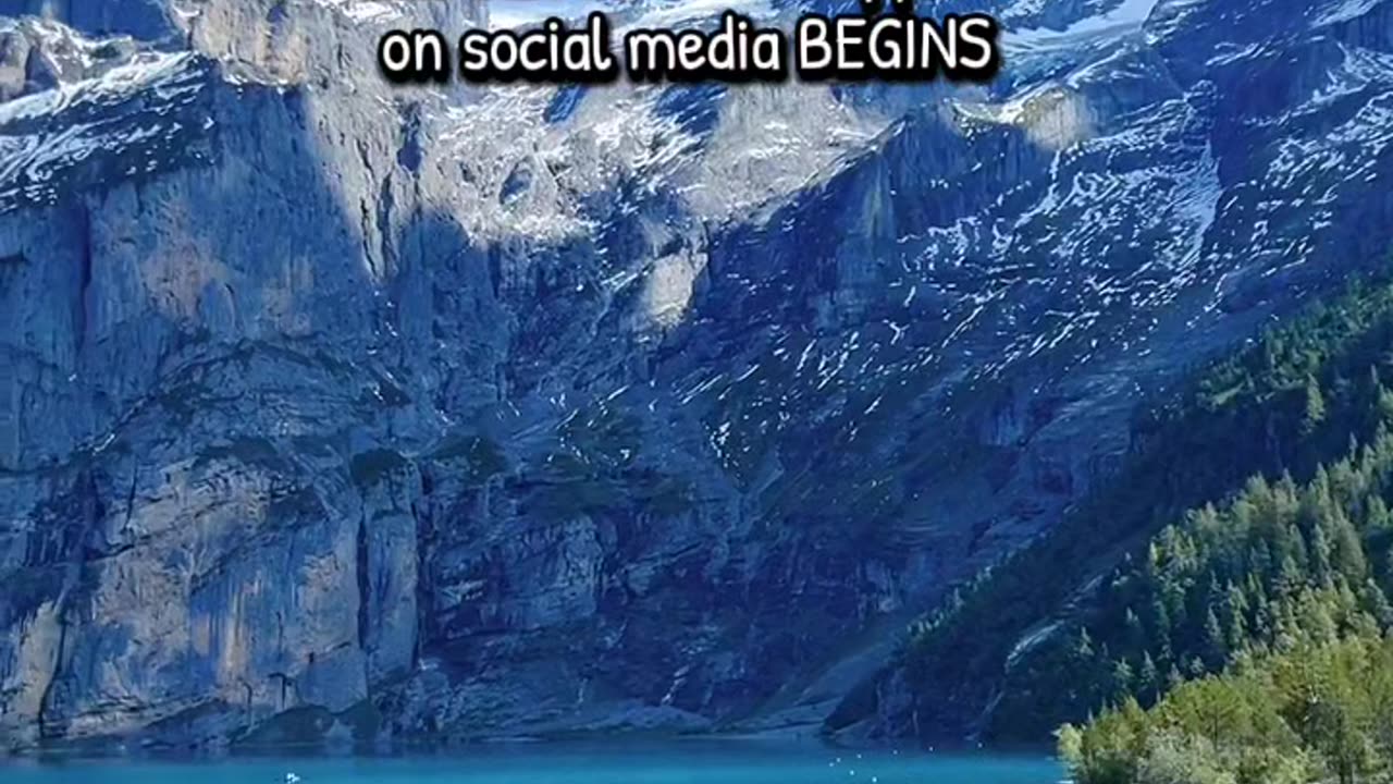 When the relationship ends quote and motivation video with lake and mountain background