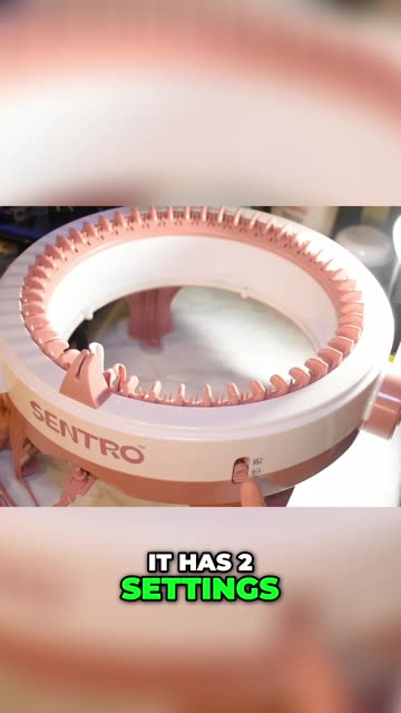 🧶 Tube knitting is easy mode for the Sentro