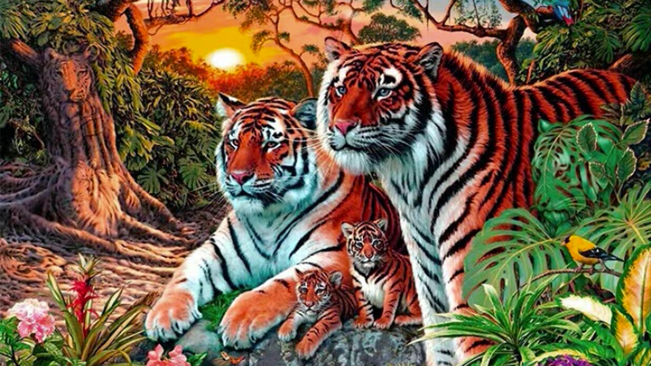 PUEDES ENCONTRAR TODOS LOS TIGRES EN ESTA ILUSIÓN ÓPTICA