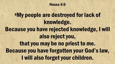 Hosea 4