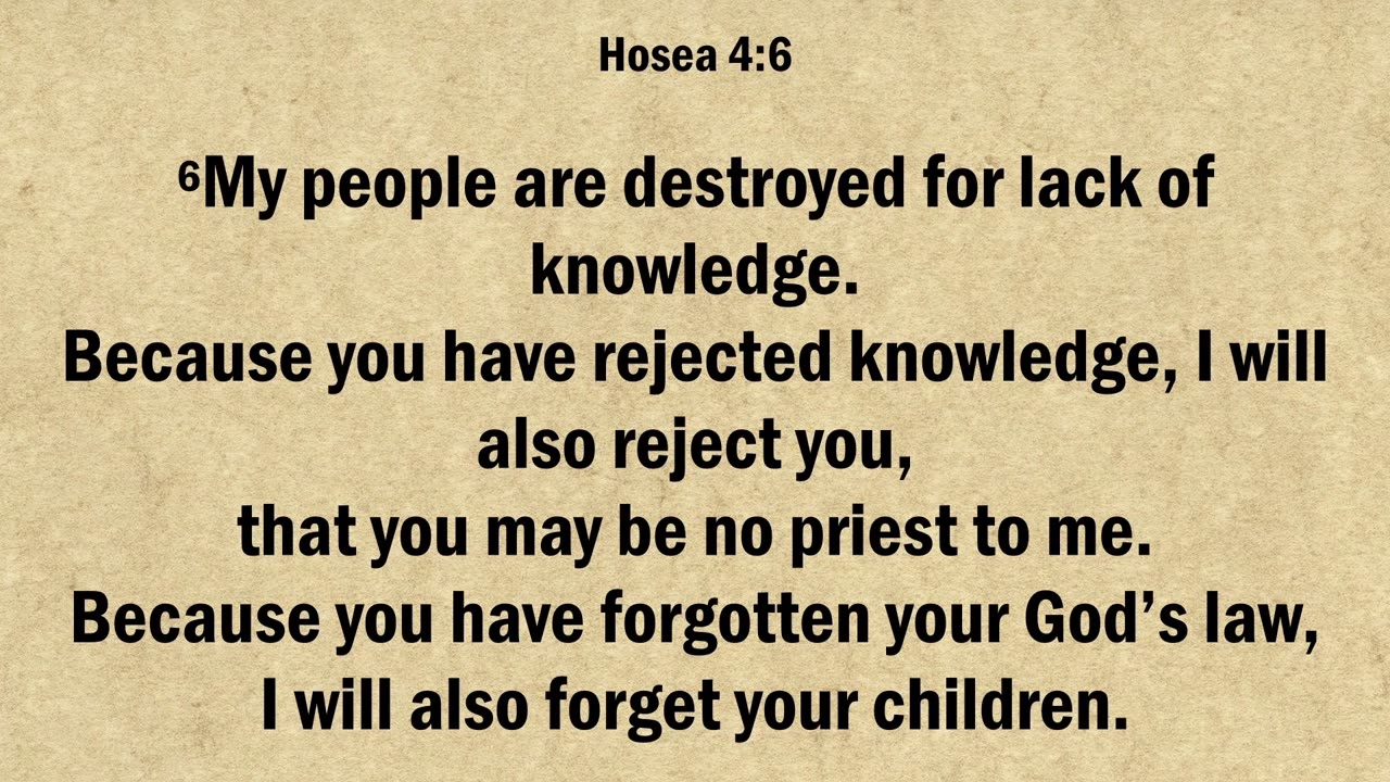 Hosea 4