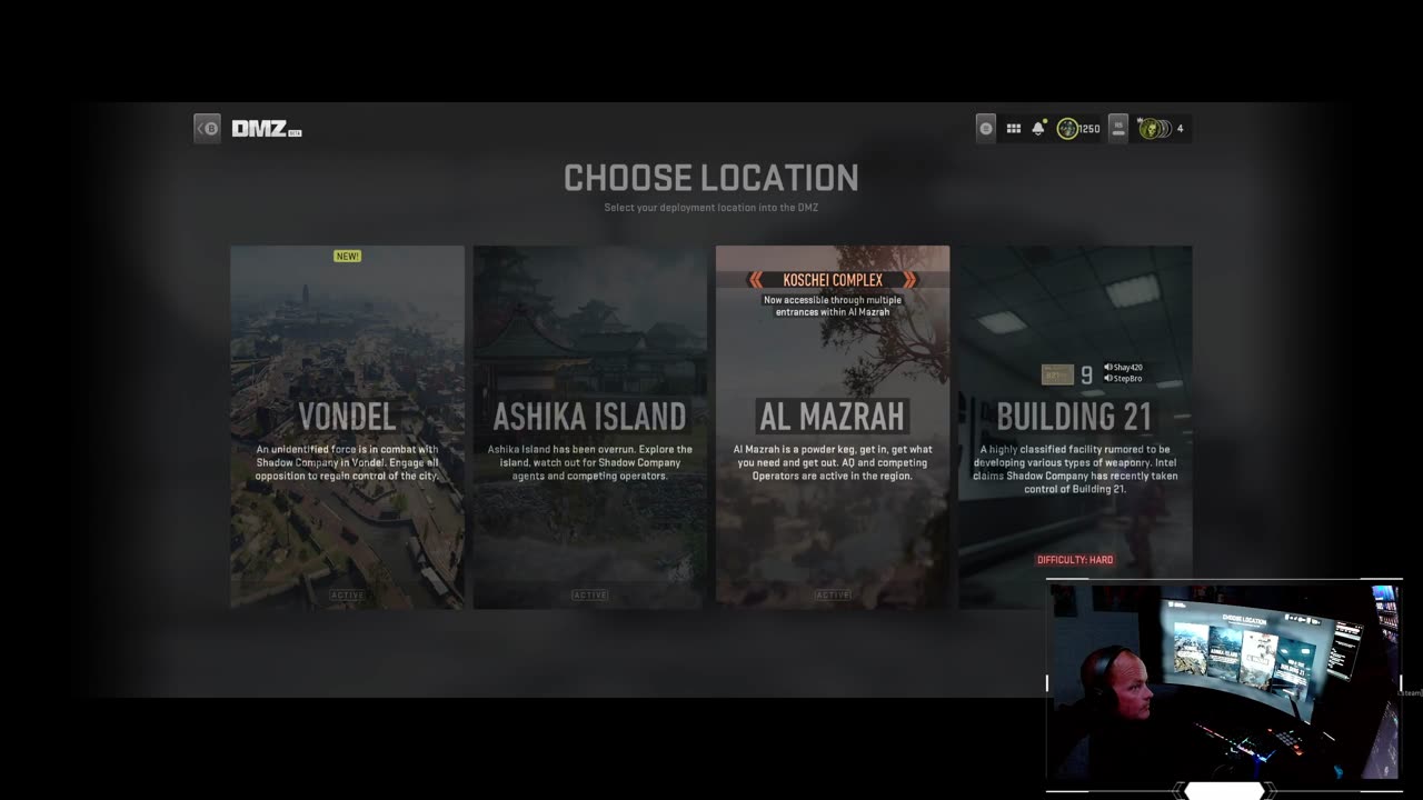 Variety of games