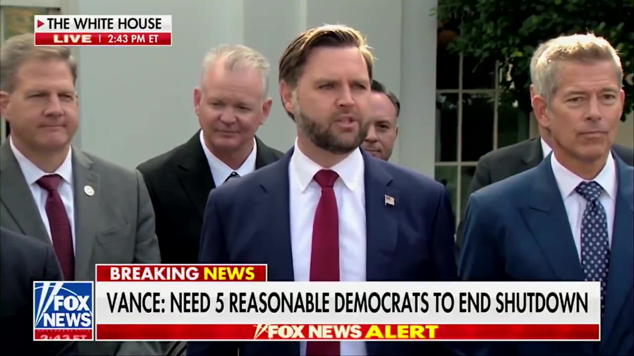 VP Vance slams Senate Dems for failure to negotiate & reopen the government