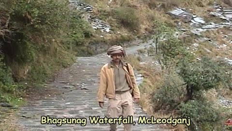 Bhagsunag Waterfall in McLeodganj
