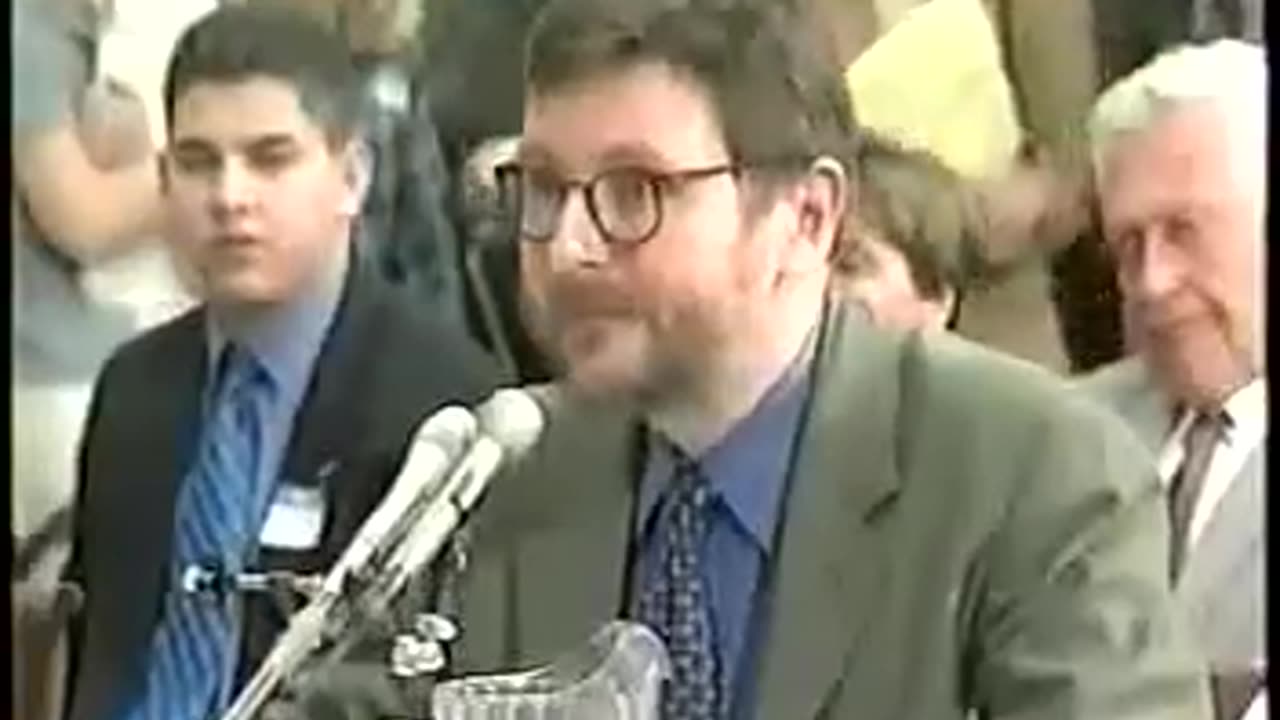 1999 Hep B hearing. Father of child was killed by vaccine discussed lack of safety monitoring