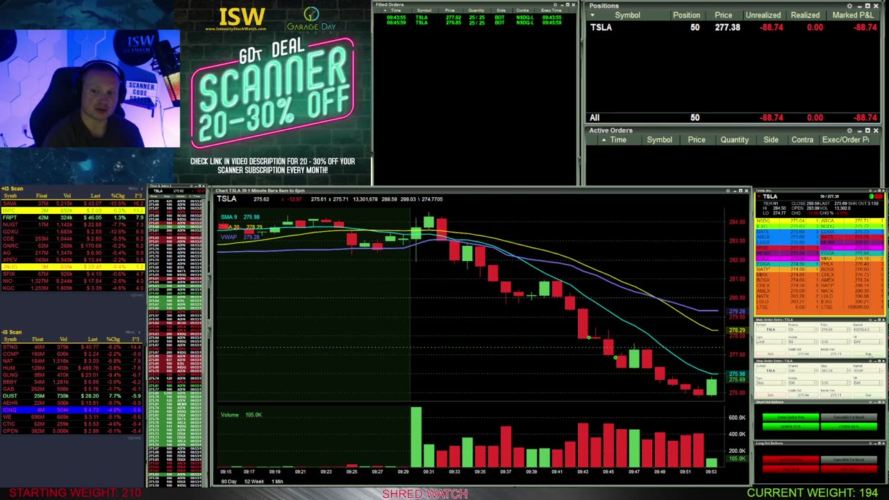 Trading Live on Red Friday