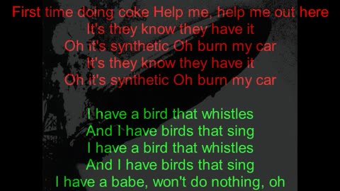 Led Zeppelin I #3 You Shook Me (backward lyrics in red)