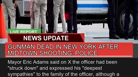 Gunman Dead in New York After Midtown Shooting Po