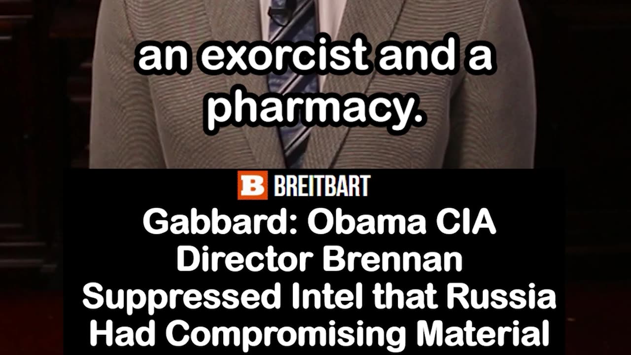 Gabbard: Russia Had Compromising Material on Hillary Clinton in 2016, Suppressed by CIA (Brennan)