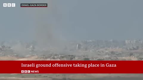 Palestinians flee Gaza City as Israel launches major ground offensive