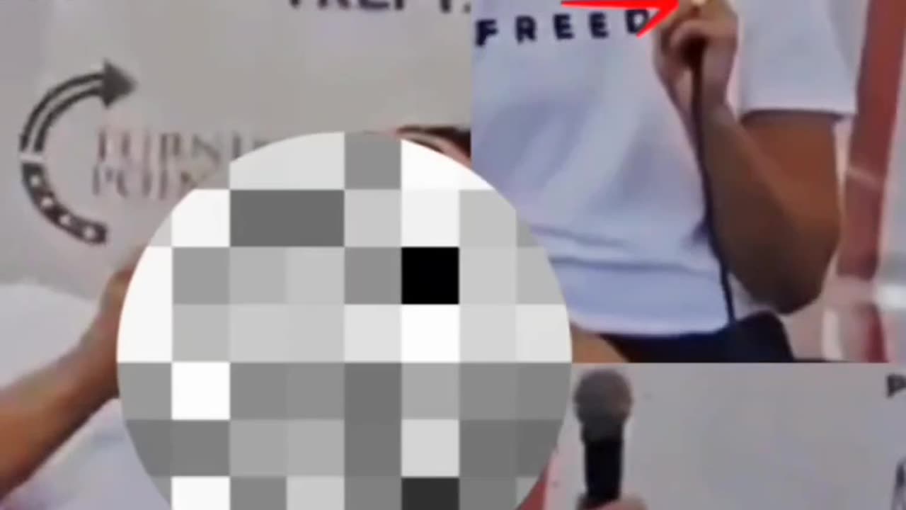 video mostra l'anello che indossa Kirk cambia dito durante l'"assassinio".