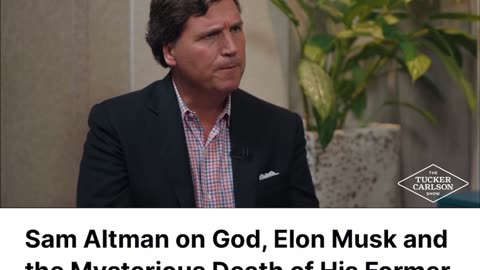 🚨Explosive Interview: Tucker Carlson & Sam Altman Discuss Former OpenAI Whistleblower Who Died
