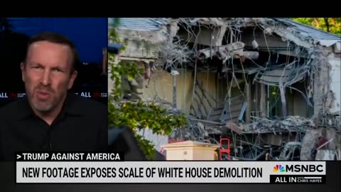 Democratic Sen. Chris Murphy says Trump's White House renovation is "absolutely illegal."