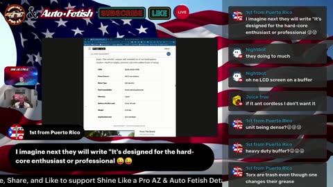 Choosing the Right Polisher for Auto Detailing 🔴 LIVE with ShineLikeaProAZ & AutoFetishDetail