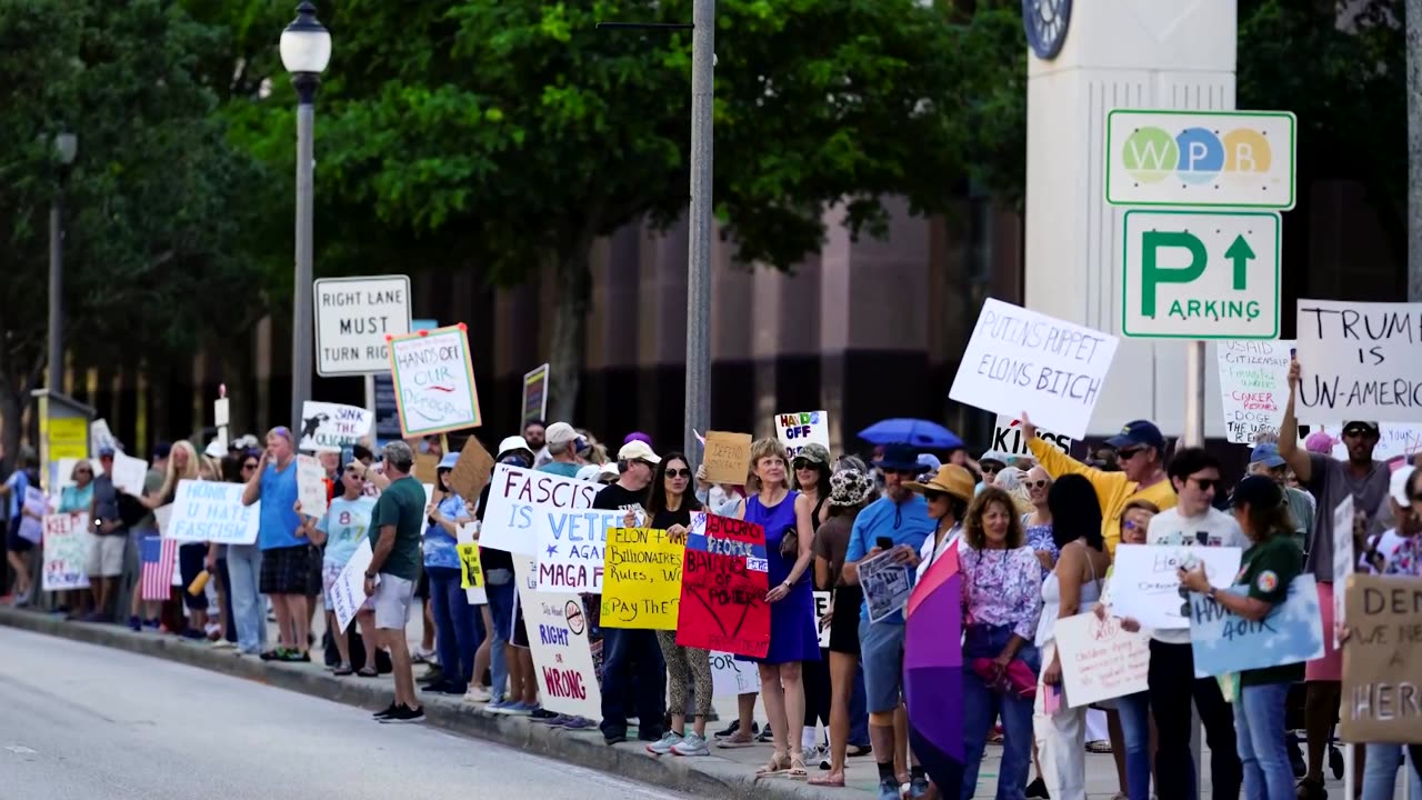 Anti-Trump ‘Hands Off!’ protests erupt across the US