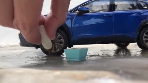 Miniature Toyota Corolla Cross After Extreme Off roading Diecast Car_part3