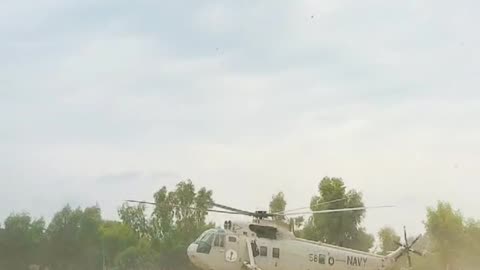 Pakistan Navy helicopter ready to fly