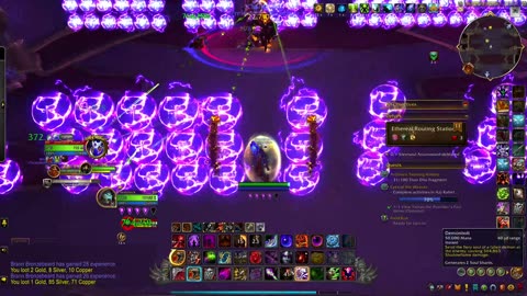 World of Warcraft Skittering Breach Level 11 Delve Season 3 Warlock Solo