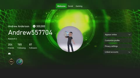 Andrew Anderson Reached A 300,000 Gamerscore!!!