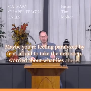 ou can't let fear and faith share the driver's seat - choose faith today!