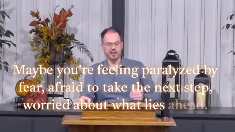 ou can't let fear and faith share the driver's seat - choose faith today!