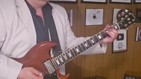 Trent Page playing hard rock.