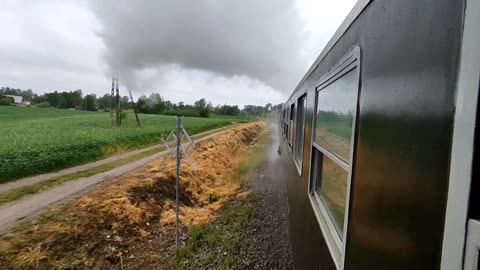 Pt47-65 z pociągiem KW do Zbąszynka