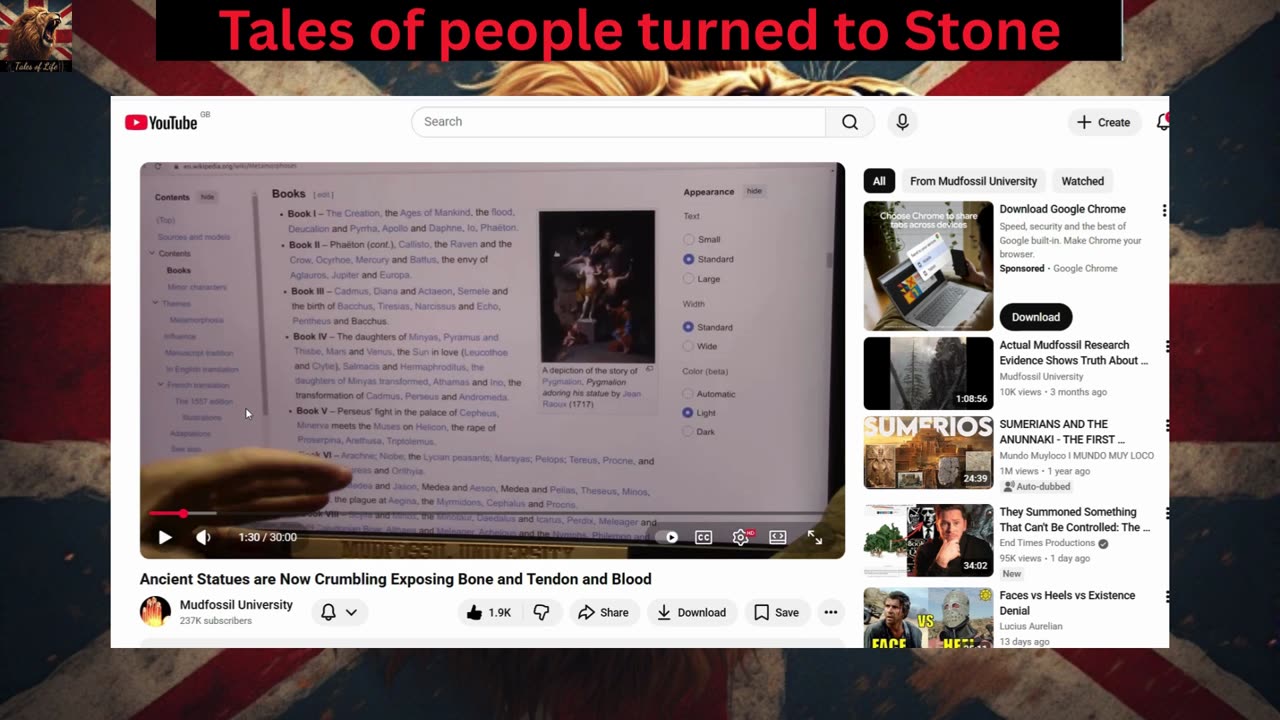 Tales of people turned to Stone