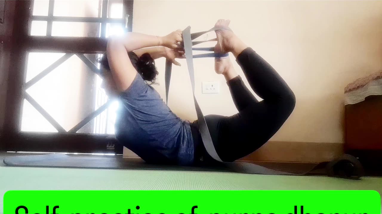 Complet dhanur aasan or Complete bow pose ♥️
