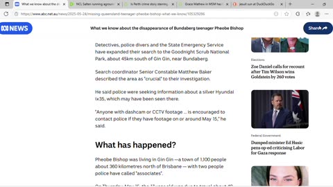 ABC gaslights Matt the Crazy Cooker with Matt the Constable Baker in story on missing 17-year-old