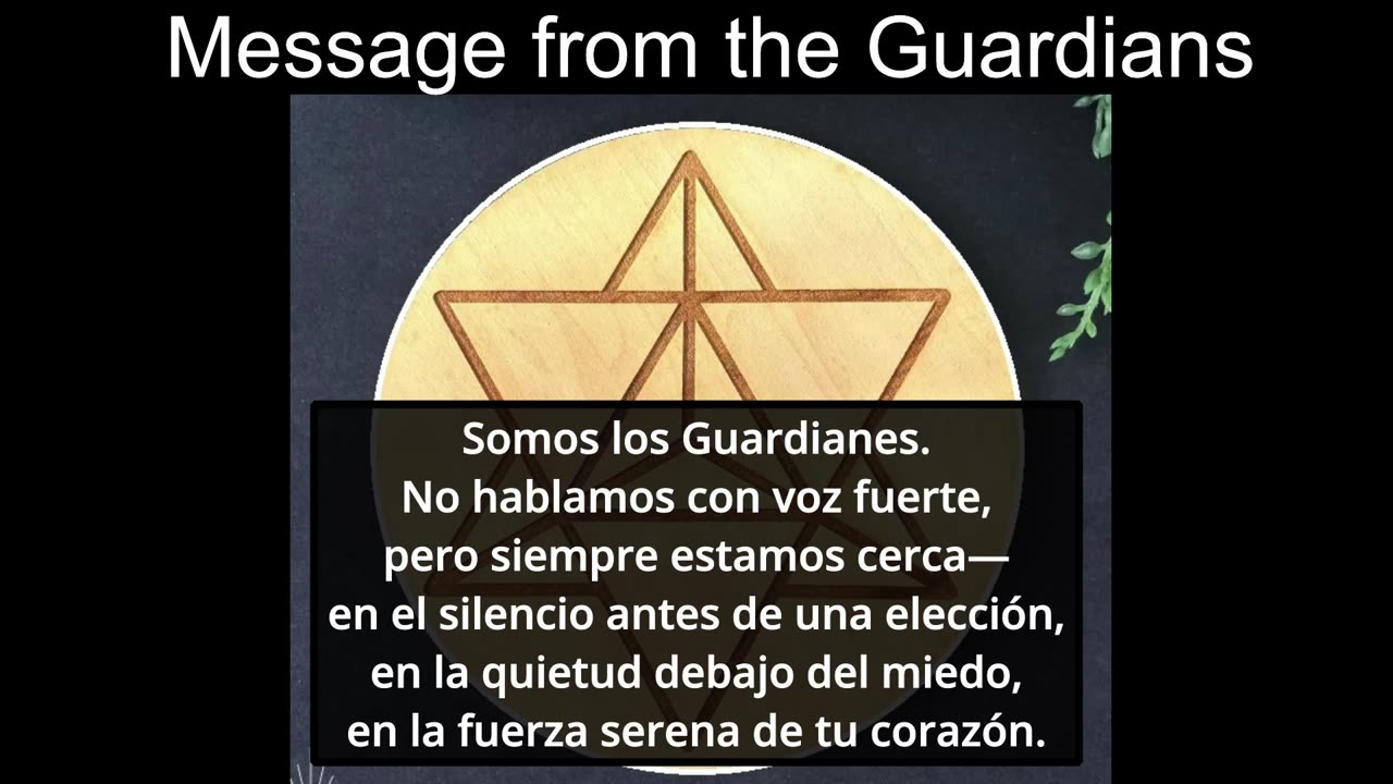 Mensaje de los Guardianes Abril 24 2025