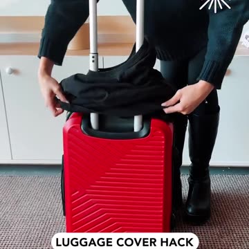 This luggage cover hack should be on your list.hd