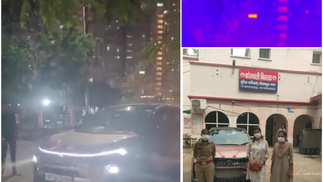 Car Scrape Sparks Slap! Woman Assaults Man at Greater Noida Society Gate — Video Goes Viral