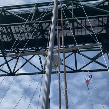 No Luck Sailing Under the Mighty Mac Once Again! #lakecruise #greatlakes