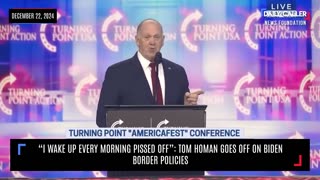 Tom Homan: They Un-secured our Border on Purpose