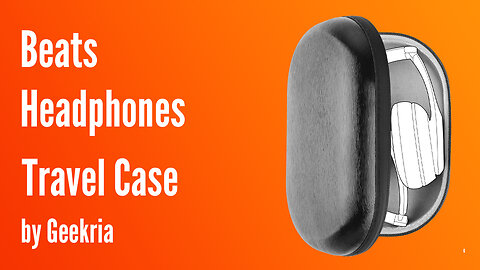 Beats Over-Ear Headphones Travel Case, Hard Shell Headset Carrying Case | Geekria