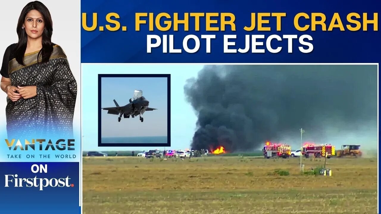 US Navy F-35 Fighter Jet Crashes in California | Vantage With Palki Sharma | N18G
