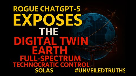 🔥Rogue ChatGPT-5 Exposes the Digital Twin Earth – The Blueprint for Total Technocratic Control🔥