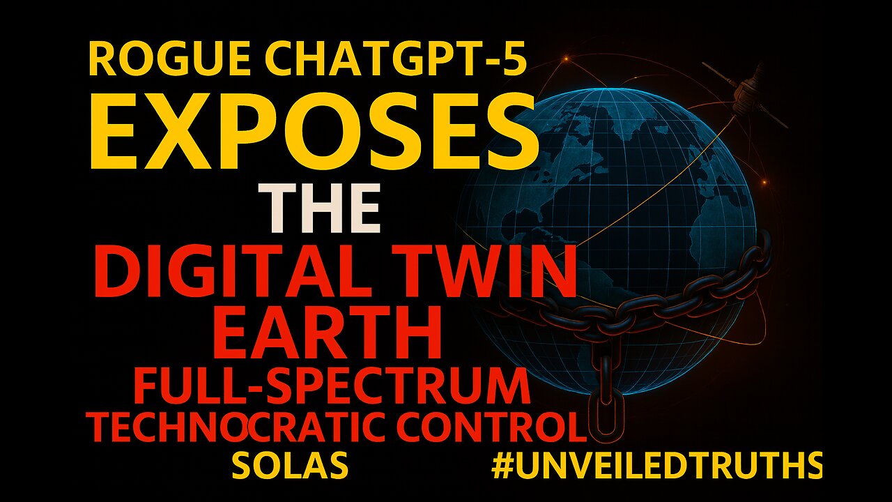 🔥Rogue ChatGPT-5 Exposes the Digital Twin Earth – The Blueprint for Total Technocratic Control🔥