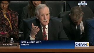 Sen Angus King Is Confused Why Climate Change Isn't Included As A National Security Threat