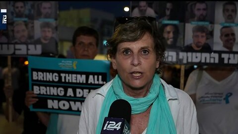 Protesters call on Trump to reach Gaza ceasefire deal in Tel Aviv