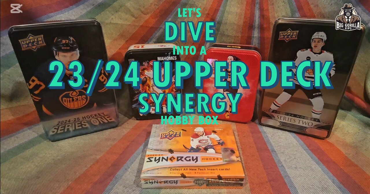 Upper Deck 2023/24 Synergy hobby box rip