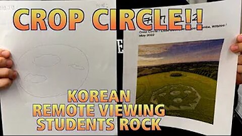 Crop Circle! Korean Remote Viewing Students Rock