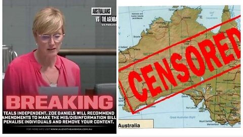 "Zoe Daniels Advocates for Further Censorship in Australia: Updates to 'Misinfo & Disinfo Bill'"