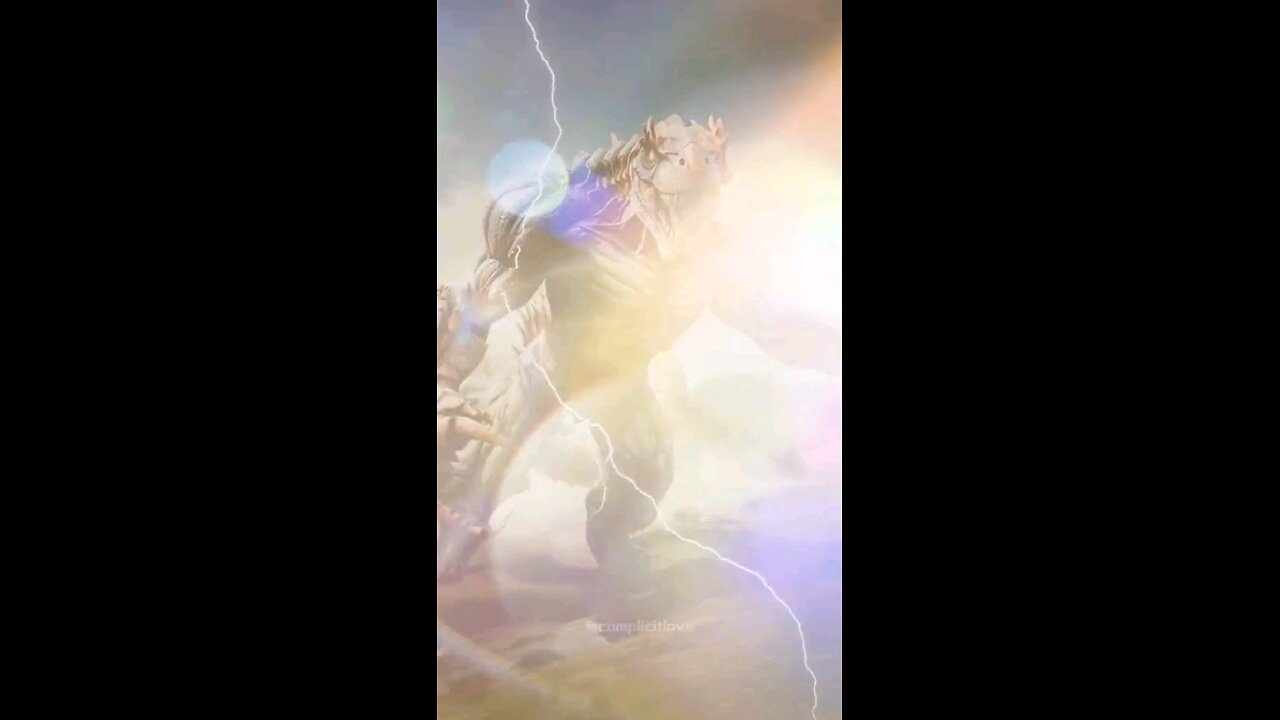 combination of a dinosaur and frog