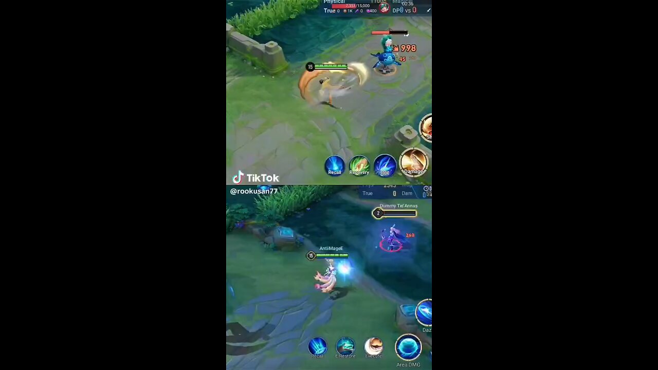 Similarities between Pei's hero in HoK and Liliana in AoV