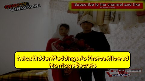 Asia's Hidden Weddings: No Photos Allowed! Marriage Secrets #AsiaCulture #Anthropology...