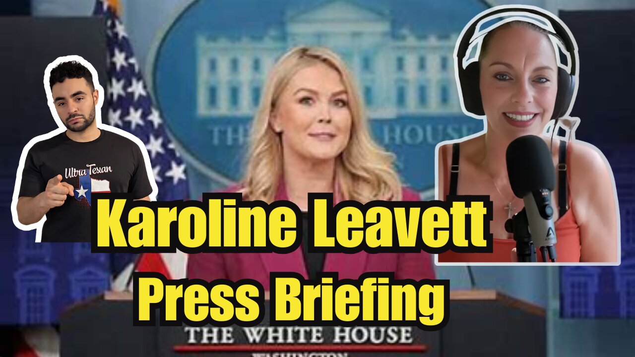 🎙️🔥 LIVE NOW: Karoline Leavitt Unleashed! 🇺🇸💥 | West Virginia Wire x Mixed Texan Report 🚨🗣️